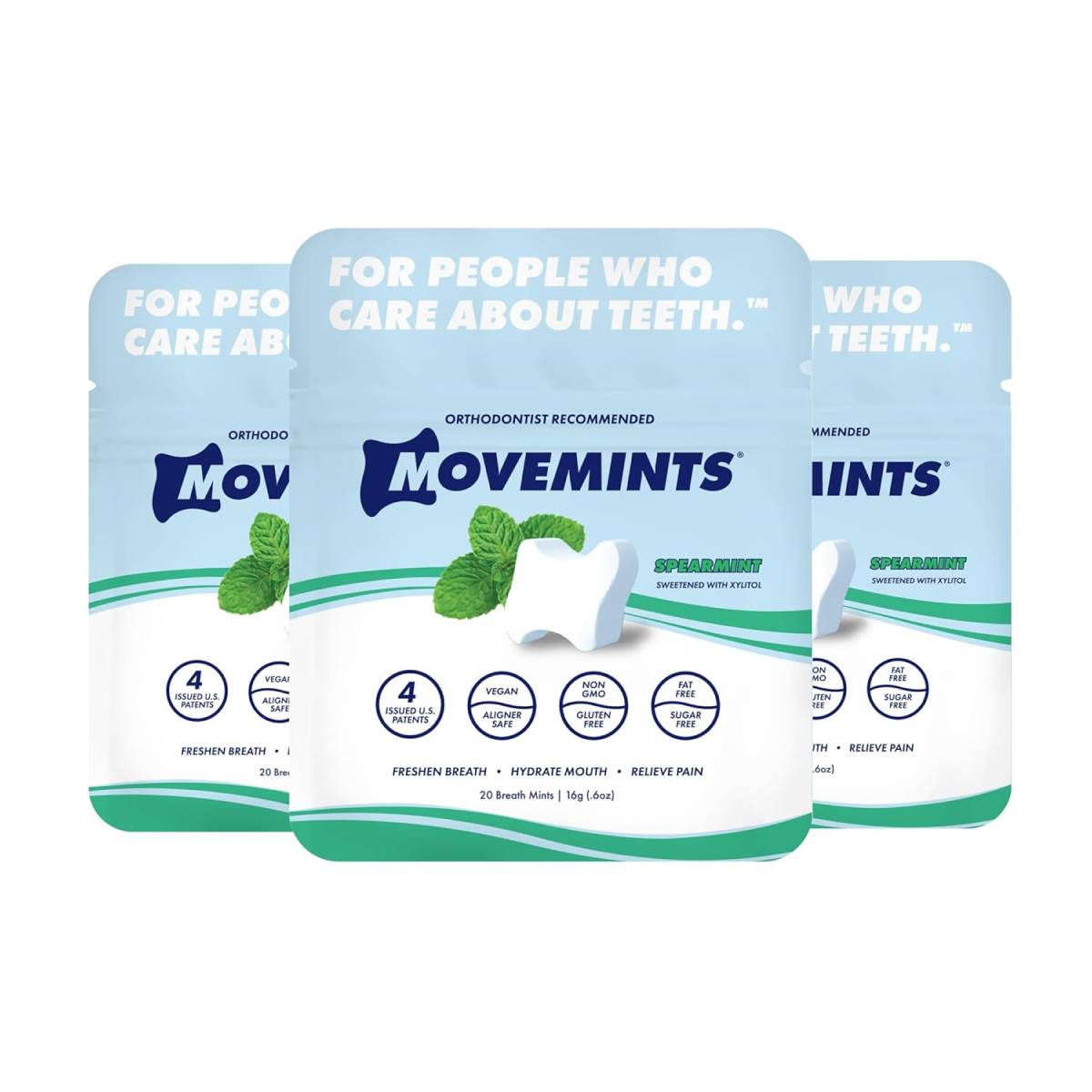 Movemints Clear Aligner Mints (3 Pack)