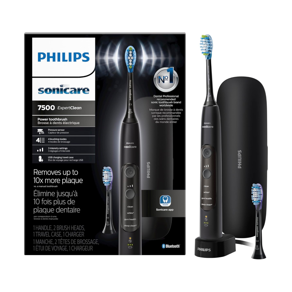 Philips Sonicare ExpertClean 7500 Electric Rechargeable Toothbrush